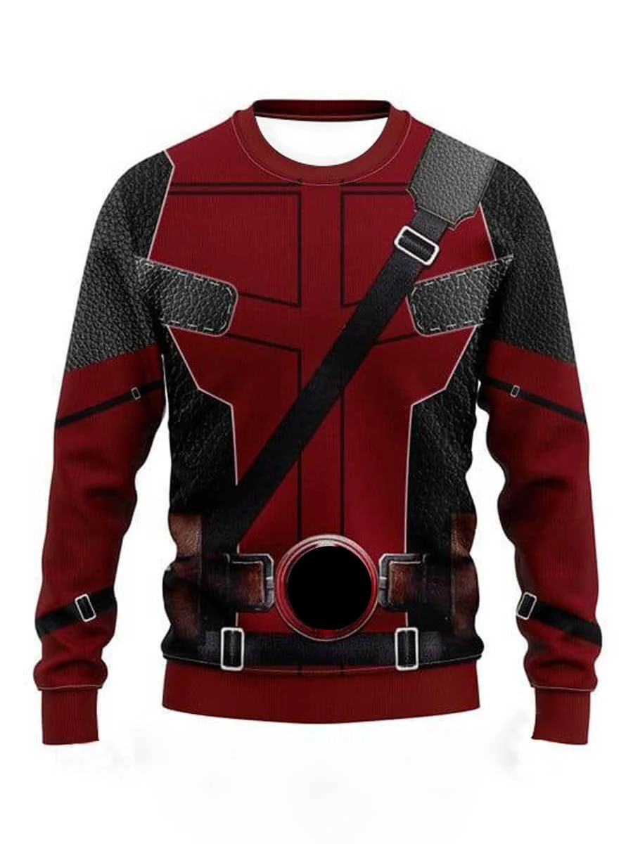 Adult Deady Pool Sweatshirt Wade And James Howlett Pullover Casual Shirt 1 Adult Deady Pool Sweatshirt Wade And James Howlett Pullover Casual Shirt
