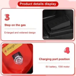 6V Kids Electric Tricycle 3-Wheel Ride-On Motorcycle With Headlights And Sound Effects 17 6V Kids Electric Tricycle 3-Wheel Ride-On Motorcycle With Headlights And Sound Effects -Children Toys Sale jpg 528fb2be 7b02 4d46 9fb0 251a35c0af2c