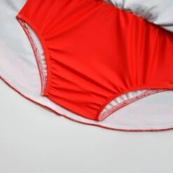 Girls Princess Red Swimsuit Red Offshoulder Tops Skirt And Swimming Cap For Beach Vacation -Children Toys Sale jpg 58e1cbd9 c953 4a66 a963 79ada2df6337