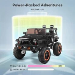 24V 2-Seater Kids Ride-On Truck Electric Toy Car With Remote Control Music LED Lights For Ages 3-8 14 24V 2-Seater Kids Ride-On Truck Electric Toy Car With Remote Control Music LED Lights For Ages 3-8 -Children Toys Sale jpg 6b6757ee 641c 4ceb 8645 2847fb9f2a14