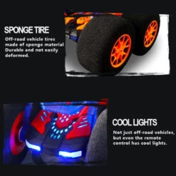 2.4G Remote Control Car Sponge Wheel 360° Rotation Rolling Stunt Vehicle RC Climbing Car -Children Toys Sale jpg 84f8dc1a bd37 4c01 9aa5 46f7bd7d2e6f