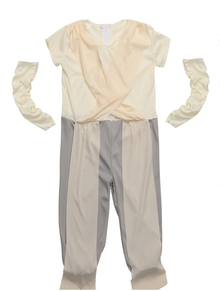 Girls Rey Costume Halloween Rey Cosplay Outfit Jumpsuit Belt And Wrist Band Suit 4 Girls Rey Costume Halloween Rey Cosplay Outfit Jumpsuit Belt And Wrist Band Suit - Image 4