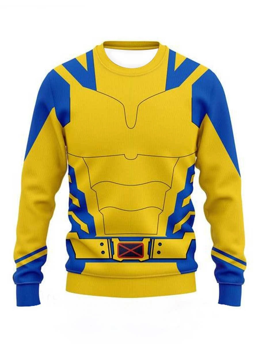 Adult Deady Pool Sweatshirt Wade And James Howlett Pullover Casual Shirt 4 Adult Deady Pool Sweatshirt Wade And James Howlett Pullover Casual Shirt - Image 4