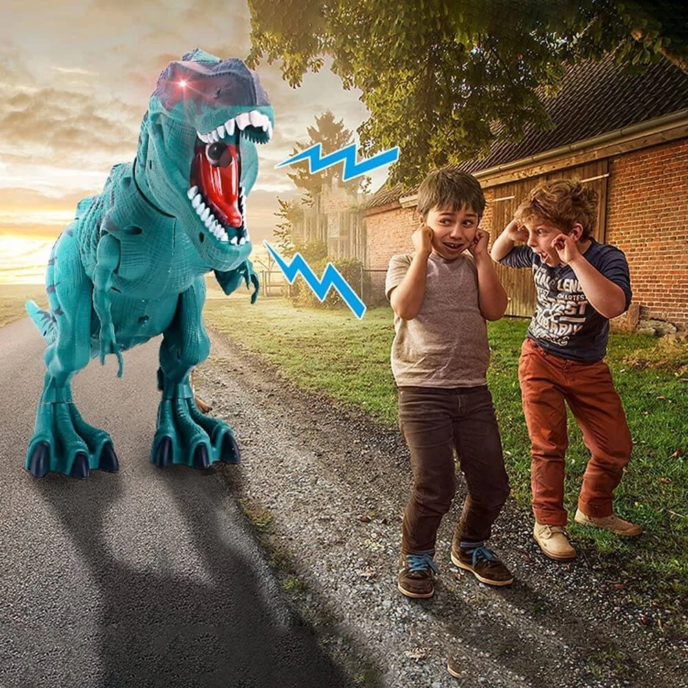 18in Dinosaur Toy Walking Spray Lay Eggs T-Rex With Light And Sound 6 18in Dinosaur Toy Walking Spray Lay Eggs T-Rex With Light And Sound - Image 6