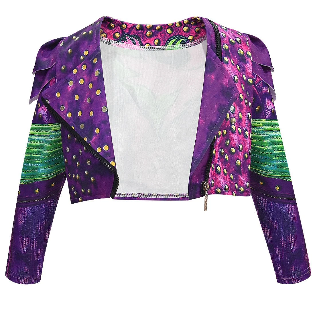 Kids Dragon Queen Outfit Girls Mal Vest Tops Pants And Wigs Full Set For Halloween Carnival 5 Kids Dragon Queen Outfit Girls Mal Vest Tops Pants And Wigs Full Set For Halloween Carnival - Image 5