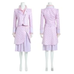 Wicked Movie Glinda Outfit The Good Witch Costume Tops Shirt And Dress Suit For Cosplay