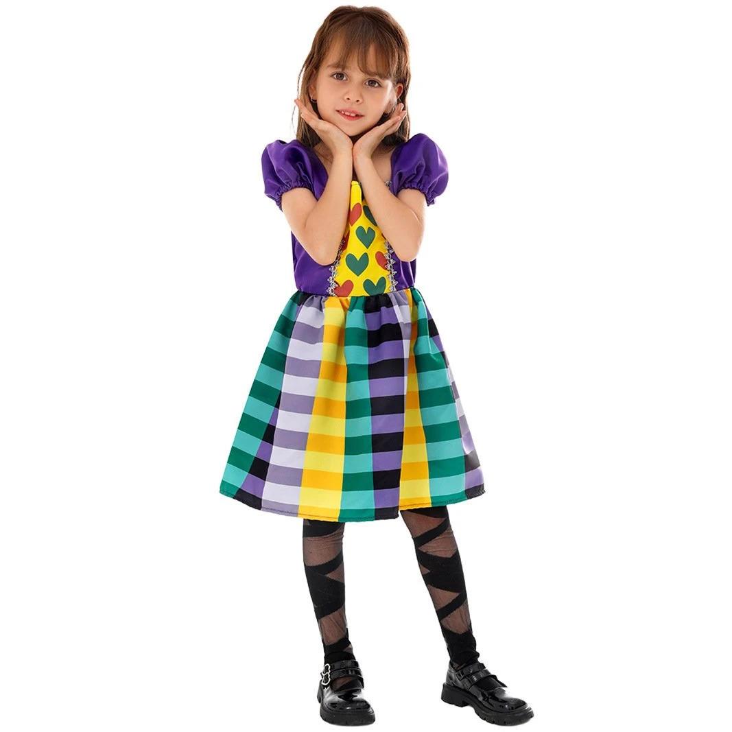 Kids Mardi Gras Dress And Mask Madrigas Costume Funny Outfit For Carnival 4 Kids Mardi Gras Dress And Mask Madrigas Costume Funny Outfit For Carnival - Image 4