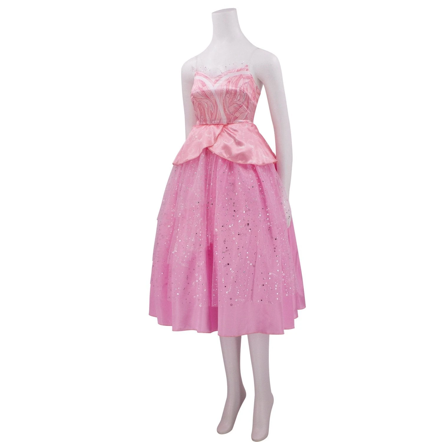 Adult Glinda Dress Pink Witch Glinda Cosplay Costume Party Dress Up Outfit 3 Adult Glinda Dress Pink Witch Glinda Cosplay Costume Party Dress Up Outfit - Image 3
