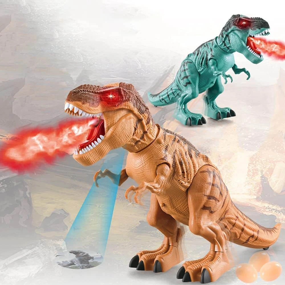18in Dinosaur Toy Walking Spray Lay Eggs T-Rex With Light And Sound 4 18in Dinosaur Toy Walking Spray Lay Eggs T-Rex With Light And Sound - Image 4
