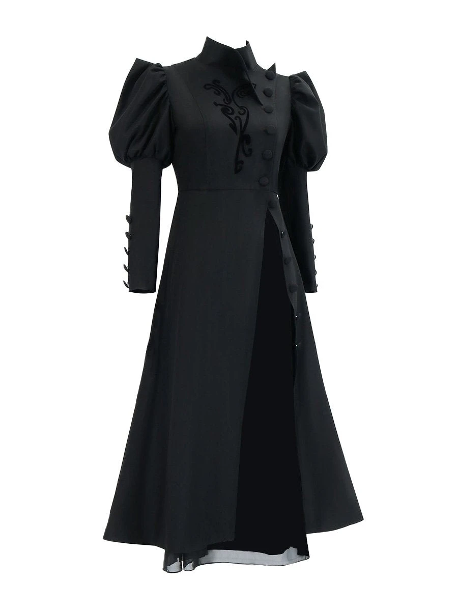 Adult Elphaba Costume Lady's Black Witch Dress Carnival Party Halloween Costume 3 Adult Elphaba Costume Lady's Black Witch Dress Carnival Party Halloween Costume - Image 3