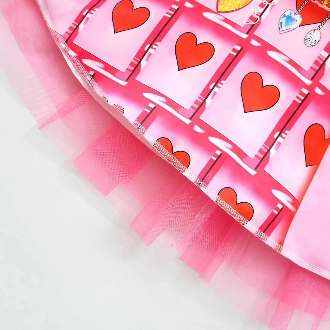 Girls The Queen Of Hearts Dress Pink Princess Bridget Halloween Costume With Accessories 7 Girls The Queen Of Hearts Dress Pink Princess Bridget Halloween Costume With Accessories - Image 7