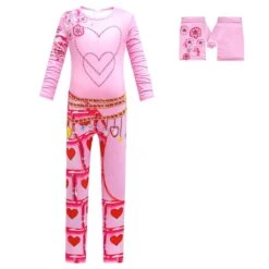 Girls Queen Of Hearts Costume The Pocketwatch Princess Bridget Cosplay Jumpsuit And Gloves Suit