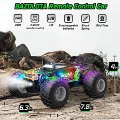 20KM/H Remote Control Car 1/18 RC Monster Off-road Truck All Terrain RC Car With Colorful Light -Children Toys Sale jpg ca3f6316 8c19 428d b05b 0aa579cdc0ca