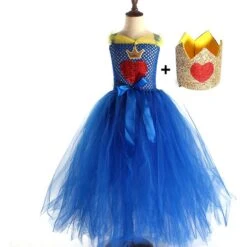 Girls Evie Dress Blue Ball Gown Tulle Party Dress With Crown For Cosplay 16 Girls Evie Dress Blue Ball Gown Tulle Party Dress With Crown For Cosplay -Children Toys Sale jpg cb81d757 1016 427a b1d5 f1c18dbdce23