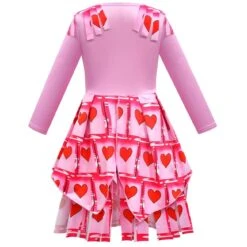 Girls Queen Of Hearts Costume Bridget Pink Tassel Dress Wig And Gloves For Birthday Party -Children Toys Sale jpg d5a9b1eb 0bb3 41c2 b002 cce908848408