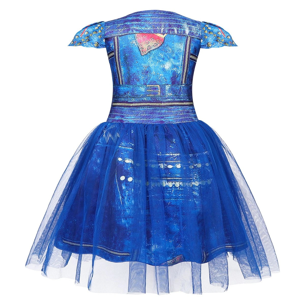 Girls Evie Costume Princess Birthday Party Tulle Dress Cosplay Fancy Outfit 5 Girls Evie Costume Princess Birthday Party Tulle Dress Cosplay Fancy Outfit - Image 5