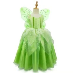 Girls Tink Bell Light Up Dress Green Ball Gown LED Costume With Wing For Dress Up Party -Children Toys Sale jpg dbfa6568 816c 4d93 9792 7966af1a3c7a