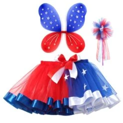 Girls Patriotic Tutu Dress With Wing And Fairy Wand 4th Of July Outfit Cute US Flag Clothes -Children Toys Sale jpg e3b694c5 d68f 4bda 8a70 2808089132b2