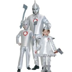 Tin Woodsman Costume Family Matching Kids Adults Wizard Tin Can Man Cosplay Outfit -Children Toys Sale jpg e647090f 2603 4247 9337 40e3caecefee