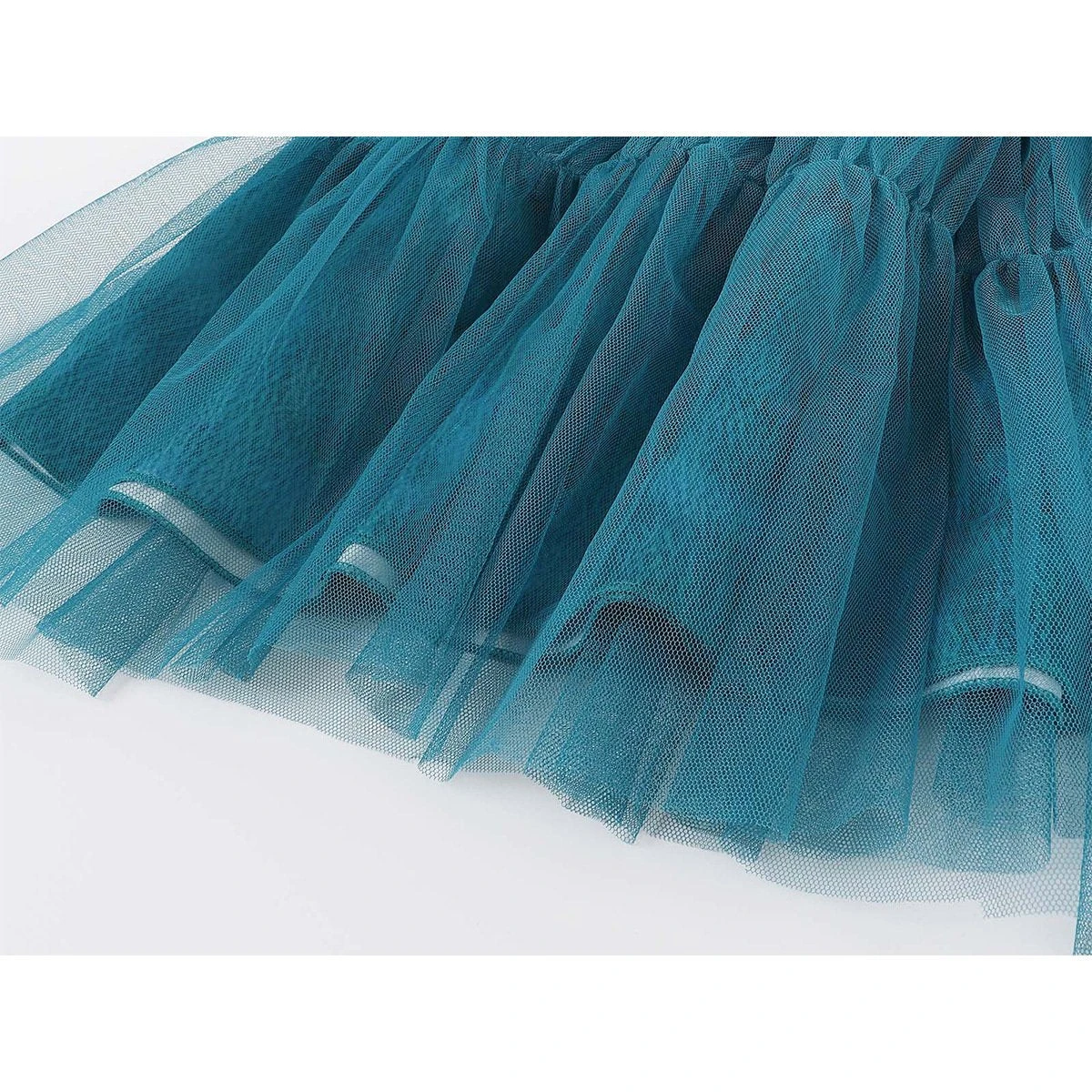 Kids Uma Costume Tulle Mesh Princess Dress Girls Halloween Dress Up Outfit 6 Kids Uma Costume Tulle Mesh Princess Dress Girls Halloween Dress Up Outfit - Image 6