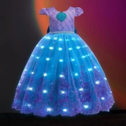 Girls Mermaid Light Up Dress Ariel Princess LED Party Outfit Tulle Seamaid Halloween Costume -Children Toys Sale jpg f7084436 f35f 4891 afb5 e13f89e3bb98