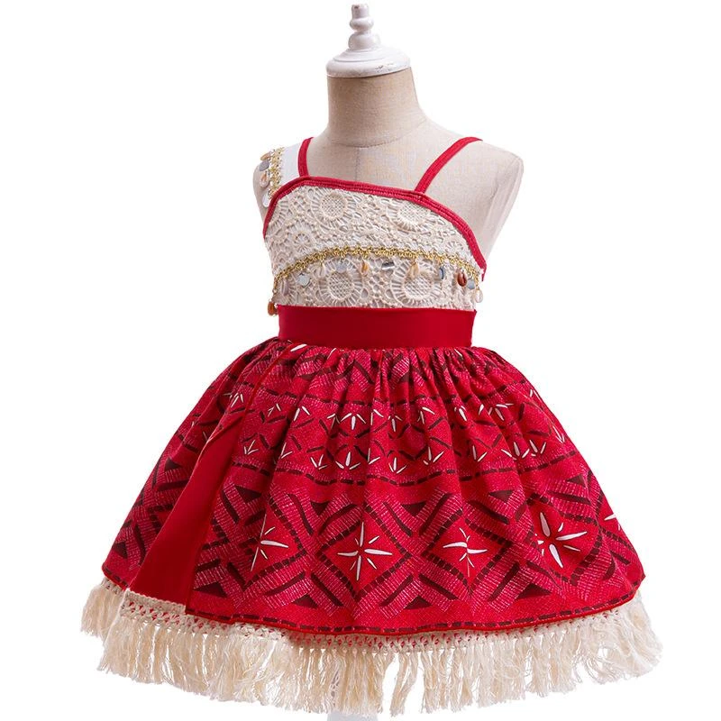 Little Girls Moana Costume Toddler Kids Ocean Pricess Moana Cosplay Dress 5 Little Girls Moana Costume Toddler Kids Ocean Pricess Moana Cosplay Dress - Image 5