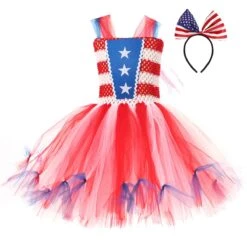 Girl American Flag Dress And Headband 4th Of July Clothes For National Day Parade 19 Girl American Flag Dress And Headband 4th Of July Clothes For National Day Parade -Children Toys Sale jpg fc2f0733 2373 43b9 b323 f81907cff2c5