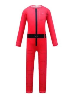 Kids Guard Costume Squid Cosplay Outfit Jumpsuit Helmet And Gloves For Game Player -Children Toys Sale jpg fd198c5c 745b 434d a96d d0850815f7a0