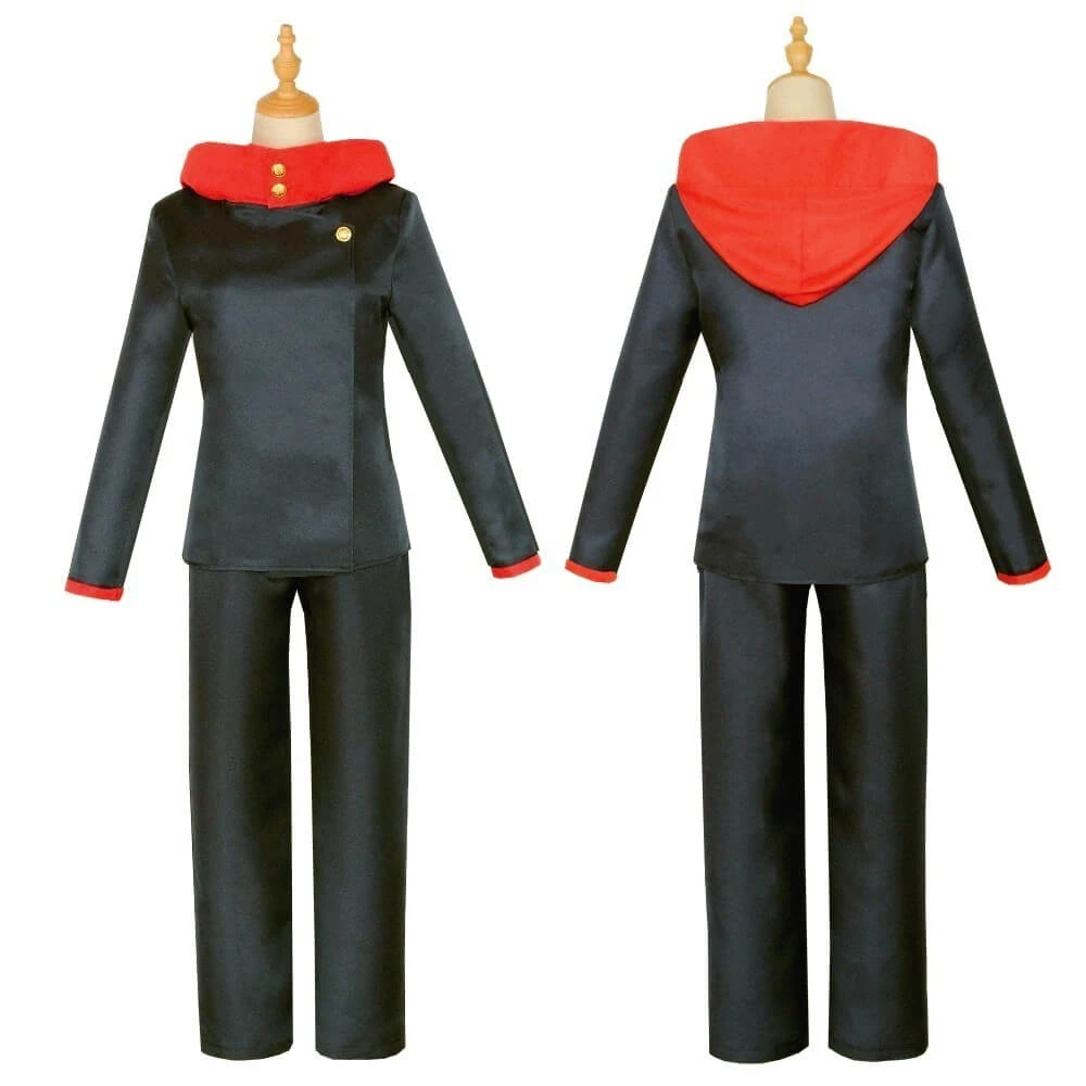 Adult JJK Gojo Costume Fushiguro Yuji Nobara Halloween Cosplay Uniform Full Set 2 Adult JJK Gojo Costume Fushiguro Yuji Nobara Halloween Cosplay Uniform Full Set - Image 2