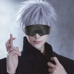 Satoru Gojo Costume Black JJK Halloween Cosplay Outfit With Glass Wig Blinder Full Set -Children Toys Sale jujutsu cosplay 3 a9d91fa9 3c16 40aa 9727 2c8e5f58c44e