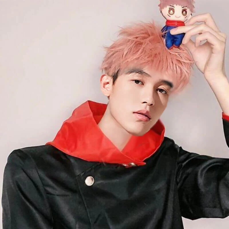 Adult JJK Gojo Costume Fushiguro Yuji Nobara Halloween Cosplay Uniform Full Set 1 Adult JJK Gojo Costume Fushiguro Yuji Nobara Halloween Cosplay Uniform Full Set