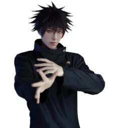 Men Megumi Fushiguro Outfit Black JJK Cosplay Costume Jacket And Pants Suit 16 Men Megumi Fushiguro Outfit Black JJK Cosplay Costume Jacket And Pants Suit -Children Toys Sale jujutsu kaisen cosplay costume 15