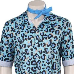 Men Cosplay Costume Leopard Print Combo Blue Hawaii Shirt And Beach Shorts For Men -Children Toys Sale ken cosplay costume 3 103056bd 9314 4b9e b1b5 7cba36325da2