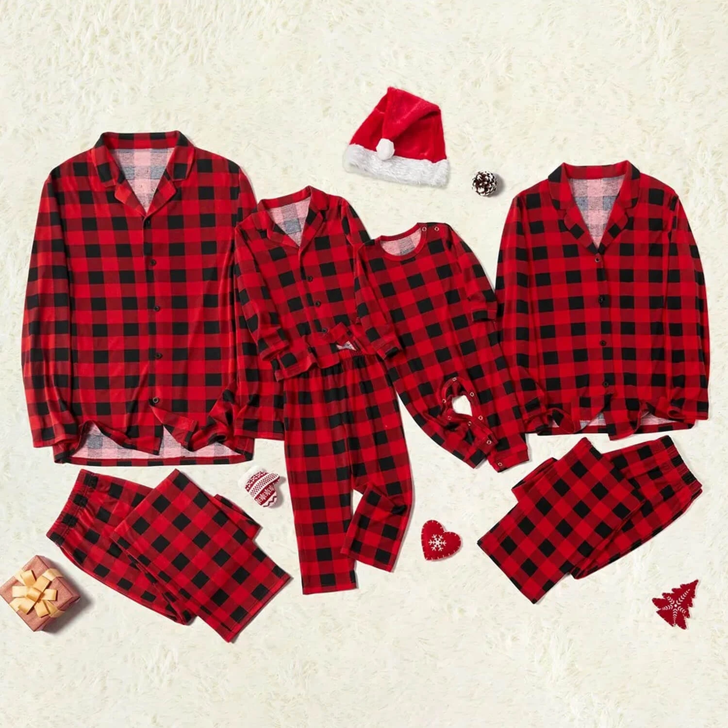 Kids Adult Christmas Costume New Year Long Sleeve Family Matching Outfits Sleepwear 1 Kids Adult Christmas Costume New Year Long Sleeve Family Matching Outfits Sleepwear