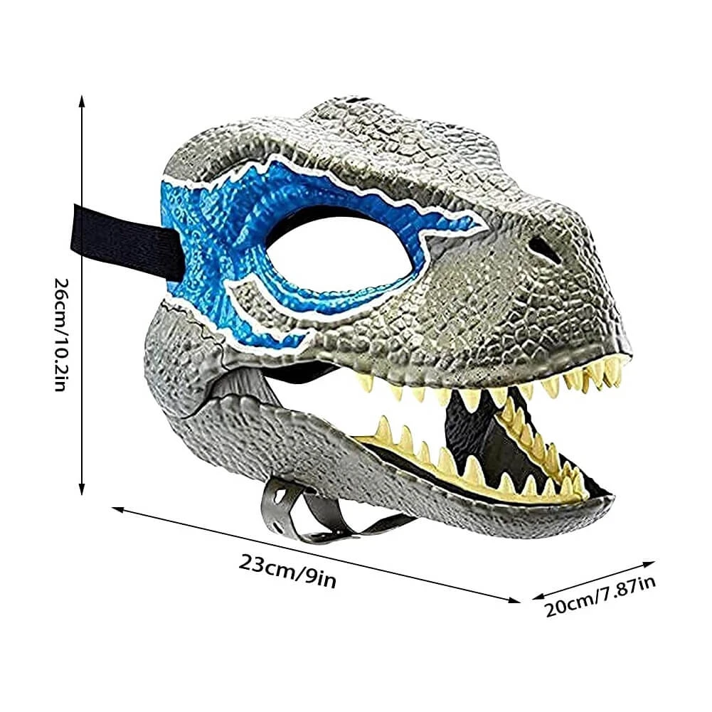 Kids Adult Dinosaur 3D Mask Breathable Latex Full Head Mask For Halloween Party Cosplay 9 Kids Adult Dinosaur 3D Mask Breathable Latex Full Head Mask For Halloween Party Cosplay - Image 9