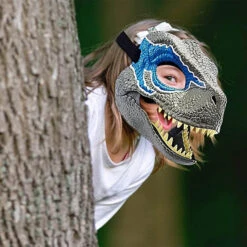 Kids Adult Dinosaur 3D Mask Breathable Latex Full Head Mask For Halloween Party Cosplay 11 Kids Adult Dinosaur 3D Mask Breathable Latex Full Head Mask For Halloween Party Cosplay -Children Toys Sale kids adult dinosaur 3d mask for halloween 3