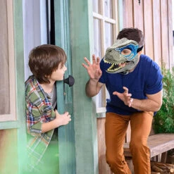 Kids Adult Dinosaur 3D Mask Breathable Latex Full Head Mask For Halloween Party Cosplay 12 Kids Adult Dinosaur 3D Mask Breathable Latex Full Head Mask For Halloween Party Cosplay -Children Toys Sale kids adult dinosaur 3d mask for halloween 8