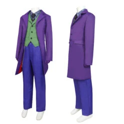 Kids Guason Costume Purple Joker Cosplay Outfit Halloween Overcoat Full Set For Boys -Children Toys Sale kids batman dark knight joker costume 4