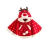 Kids Christmas Costumes Red Deer Horn Hoodie Cloak For Boys And Grils