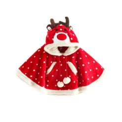 Children Toys Sale 21 Kids Christmas Costumes Red Deer Horn Hoodie Cloak For Boys And Grils