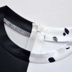 Kids Black/ White Costume Halloween Spotted Jumpsuit With Cloak Full Set For Cosplay -Children Toys Sale kids cruella de vil costume 2 eca5a1c3 daab 436a 90d1 e90fd4625926