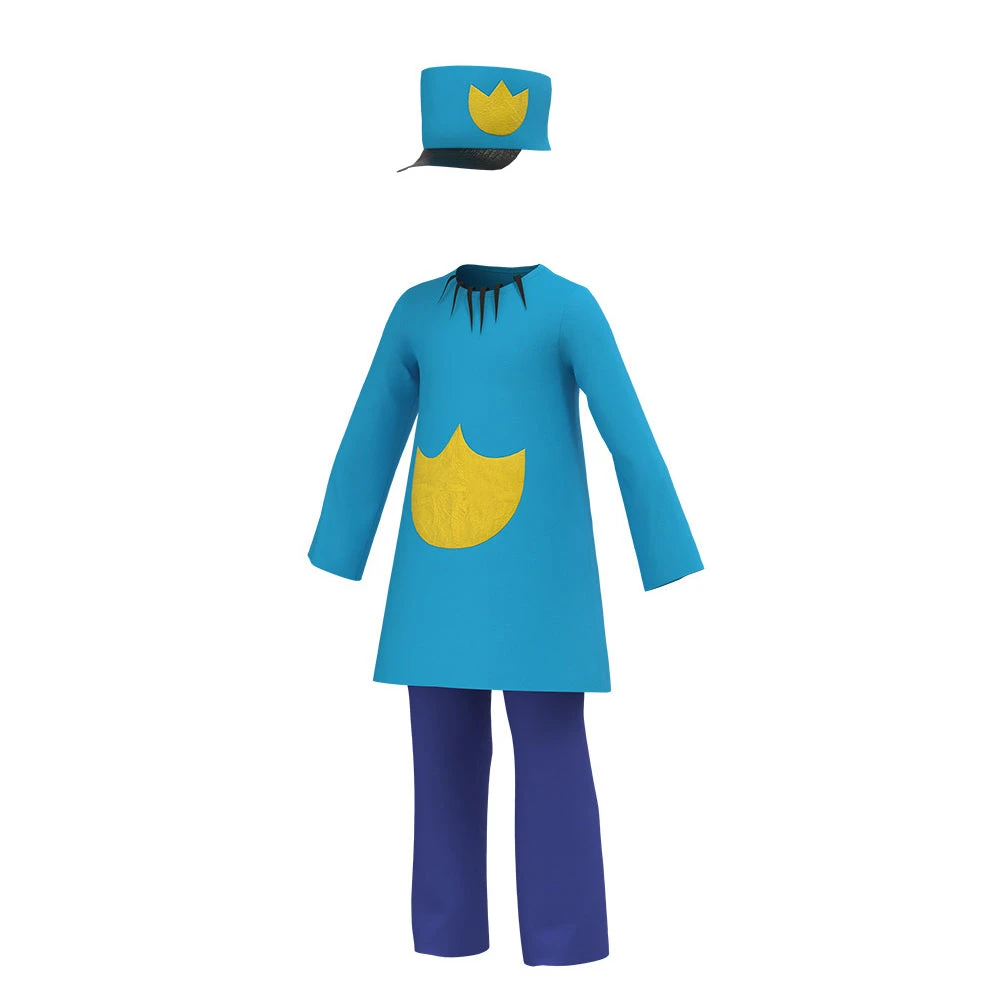 Kids Unisex Dog Police Costume Boys Girls Blue Tops Pants And Hat 3pcs Suit 3 Kids Unisex Dog Police Costume Boys Girls Blue Tops Pants And Hat 3pcs Suit - Image 3