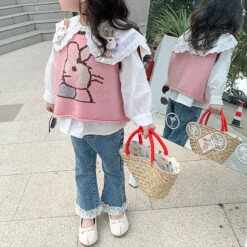 Kids Easter Costume Bunny Short Sleeve Sweater And Shirt 2pcs Clothes Set Girls Cute Bunny Outfit -Children Toys Sale kids easter costume bunny outfit 3