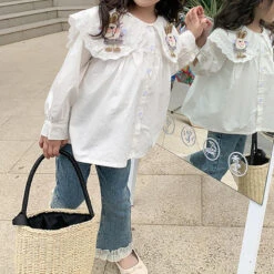 Kids Easter Costume Bunny Short Sleeve Sweater And Shirt 2pcs Clothes Set Girls Cute Bunny Outfit -Children Toys Sale kids easter costume bunny outfit 4