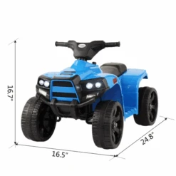 6V Kids Ride-on ATV Car 4 Wheels Battery Powered Ride-On Toy With Light For Children -Children Toys Sale kids electric atv quad ride on car toy blue 4