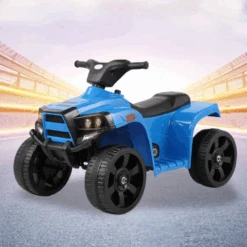 6V Kids Ride-on ATV Car 4 Wheels Battery Powered Ride-On Toy With Light For Children -Children Toys Sale kids electric atv quad ride on car toy blue 7