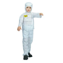 Children Halloween Cosplay Costume Under Wraps Boys Girls Ghost Horror Outfit For Halloween Party -Children Toys Sale kids halloween mummy costume 7