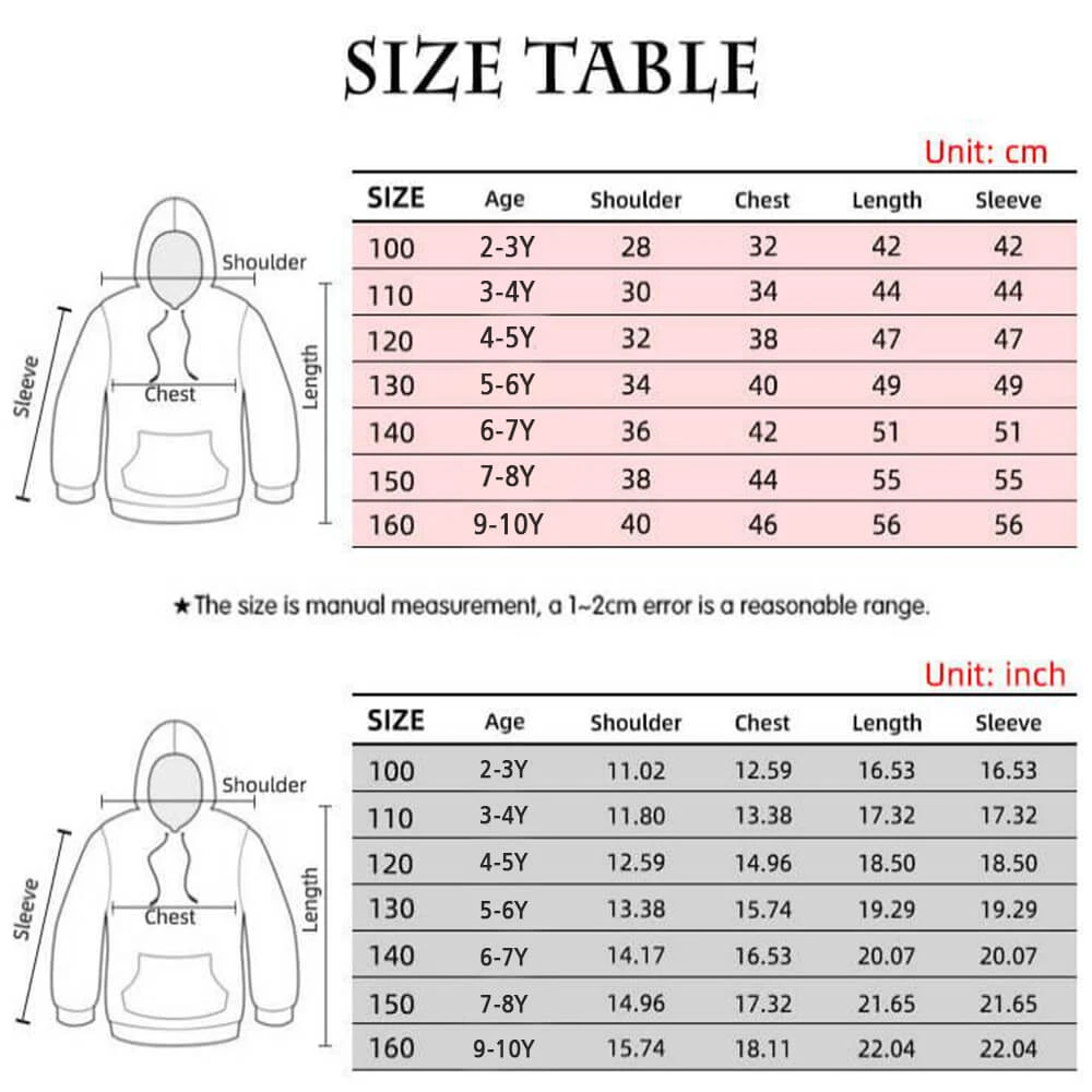 AI Doll Hoodie Long Sleeve Zip-up Jacket For Kids Adults 8 AI Doll Hoodie Long Sleeve Zip-up Jacket For Kids Adults - Image 8