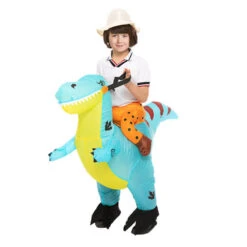 Kids Inflatable Dinosaur Costume Riding Blow Up Dino Costume Funny Halloween Cosplay Outfit For Dress Up -Children Toys Sale kids inflatable dinosaur costume 4 f2057ad7 a099 43ad 93c4 336997a1d05a