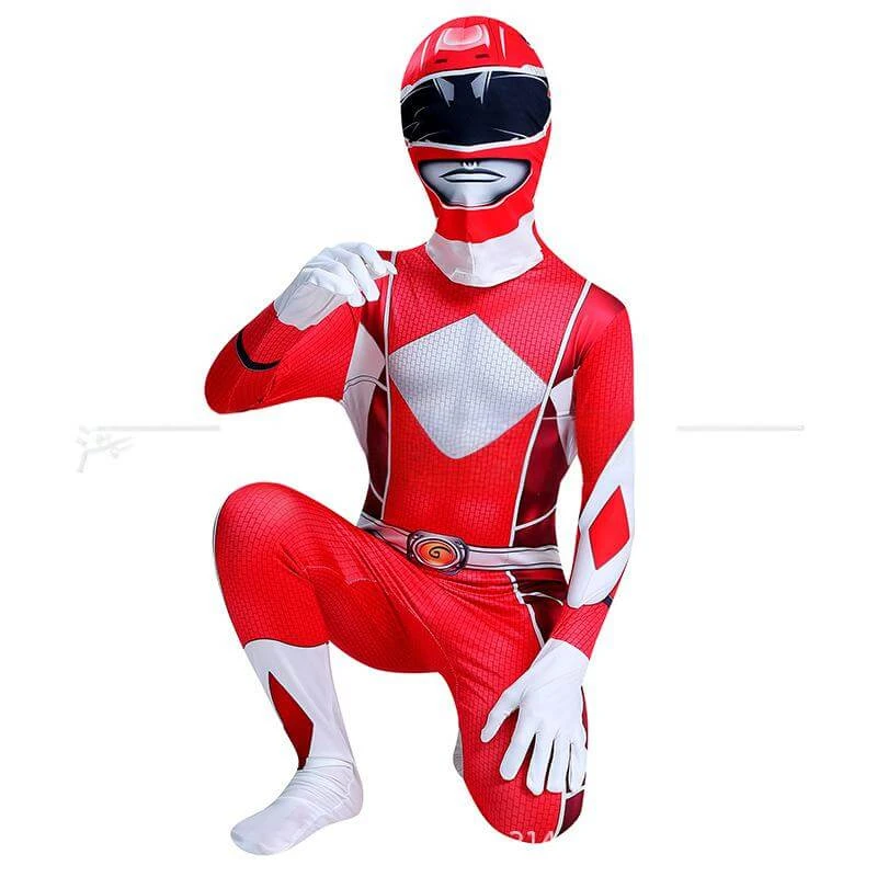Kids Dino Ranger Outfit Red And Blue Hero Cosplay Costume For Boys And Girls 6 Kids Dino Ranger Outfit Red And Blue Hero Cosplay Costume For Boys And Girls - Image 6